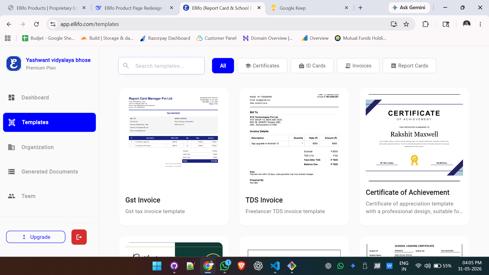 ERP Dashboard