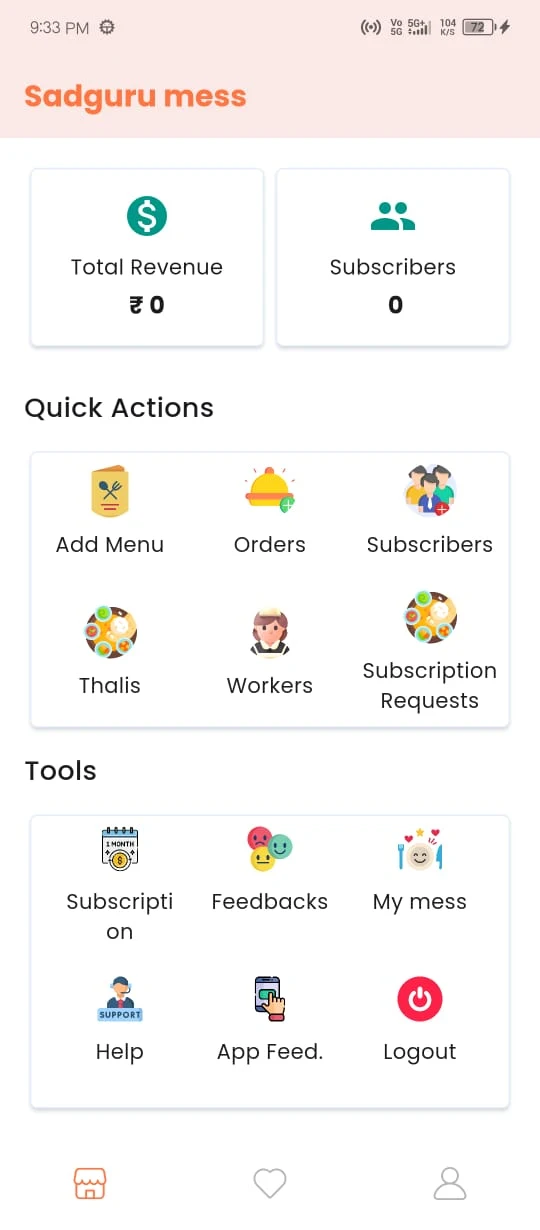 Menu Management
